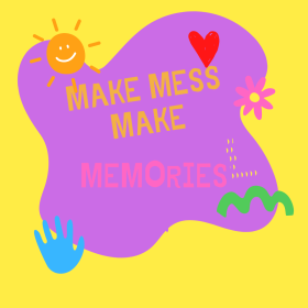 "Crea ricordi indimenticabili con il quadro 'Make a Mess' per bambini: